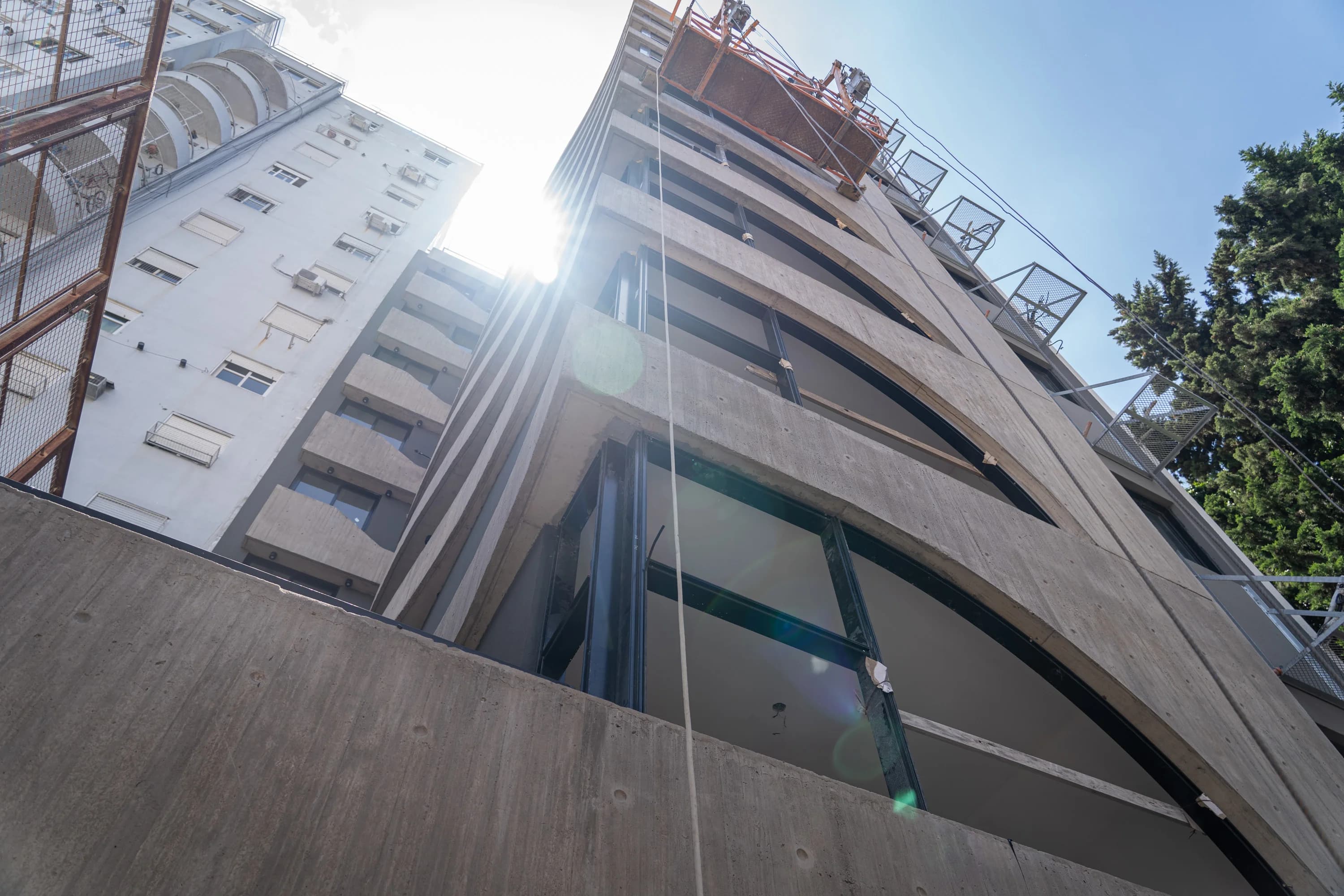 Obra de hormigón de BD Constructora